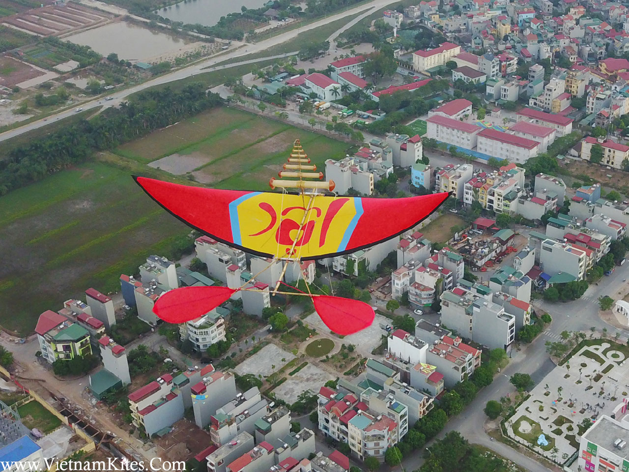 Diều lắp ghép khung tre 5m - Vietnam Kites | Shop Diều